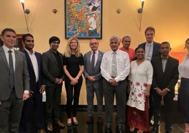 SRI LANKA - His Excellency Ambassador of France receives the OpT managers at the French Embassy in Colombo