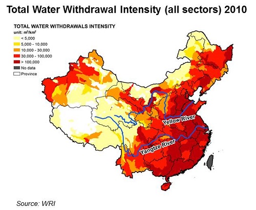 Water Stress in China - 2016.07.20