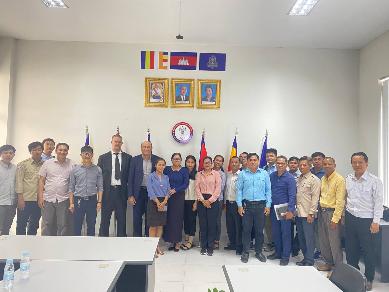 Training session at the Ministry of Public Works and Transportation in Phnom Penh (Cambodia)