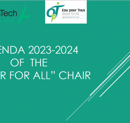 "WATER FOR ALL" CHAIR AGENDA FROM SEPT 2023 TO MAY 2024