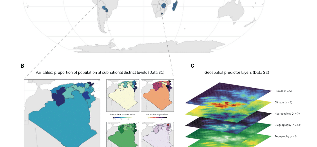 Tap water use in low countries - Mapping