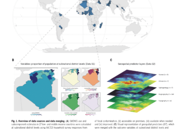 Tap water use in low countries - Mapping